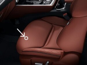 車のシートの革剥がれの場所