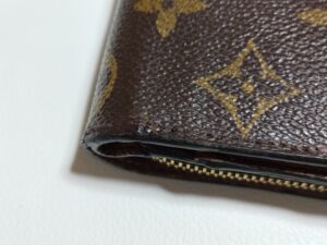 コバ補修後のルイ・ヴィトン財布