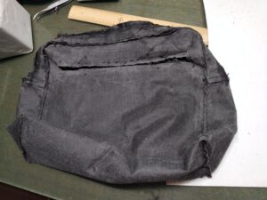 分解して取り除いた内袋