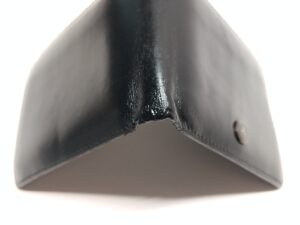 擦り切れ補修後のダンヒル財布の折り曲げ部分