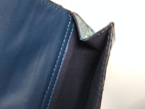 内装の裏地張替え修理後のコーチ財布