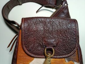 染め直し後のハラコのリュック