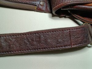 修理後のハラコリュックの持ち手