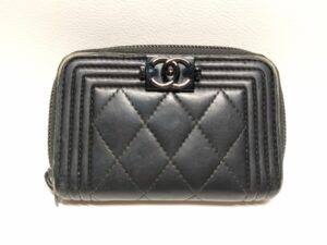 【シャネル財布修理】ファスナー引手取り付けと角スレ補修でリフレッシュ！