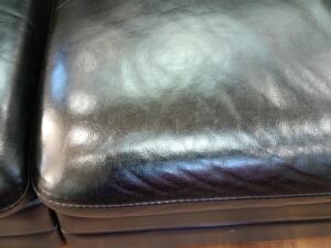 修理後の電動ソファ座面