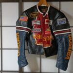 修理前のヴァンソンのライダースジャケット