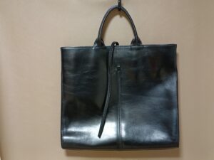 【バッグ リメイク】使いやすいトートバッグにリメイク、チャーム付き！