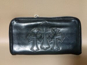 【クロムハーツ財布修理】ファスナーが閉まらない！スライダー交換でスッキリ解消