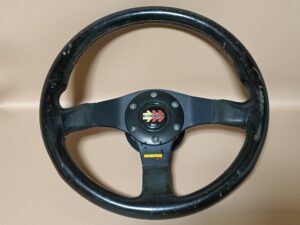【車ステアリング修理】革剥がれ、スレ傷を綺麗に補修！